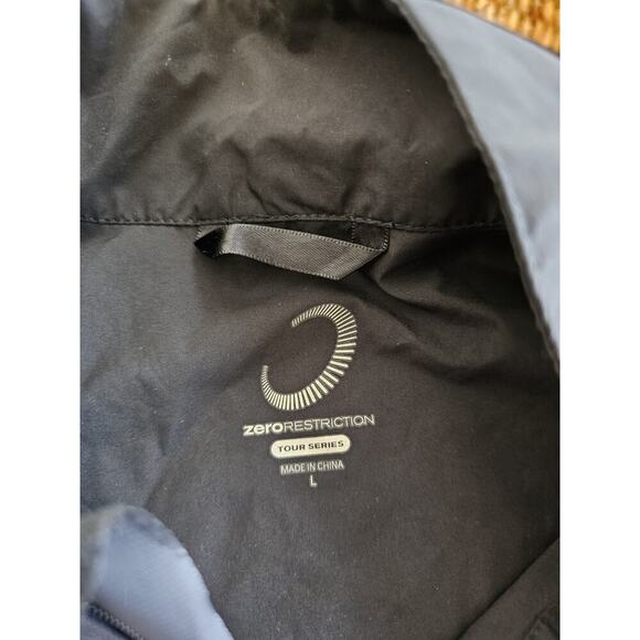 Zero Restriction Tour Performance Zip Up Windbreaker Jacket Men's L - Picture 8 of 9